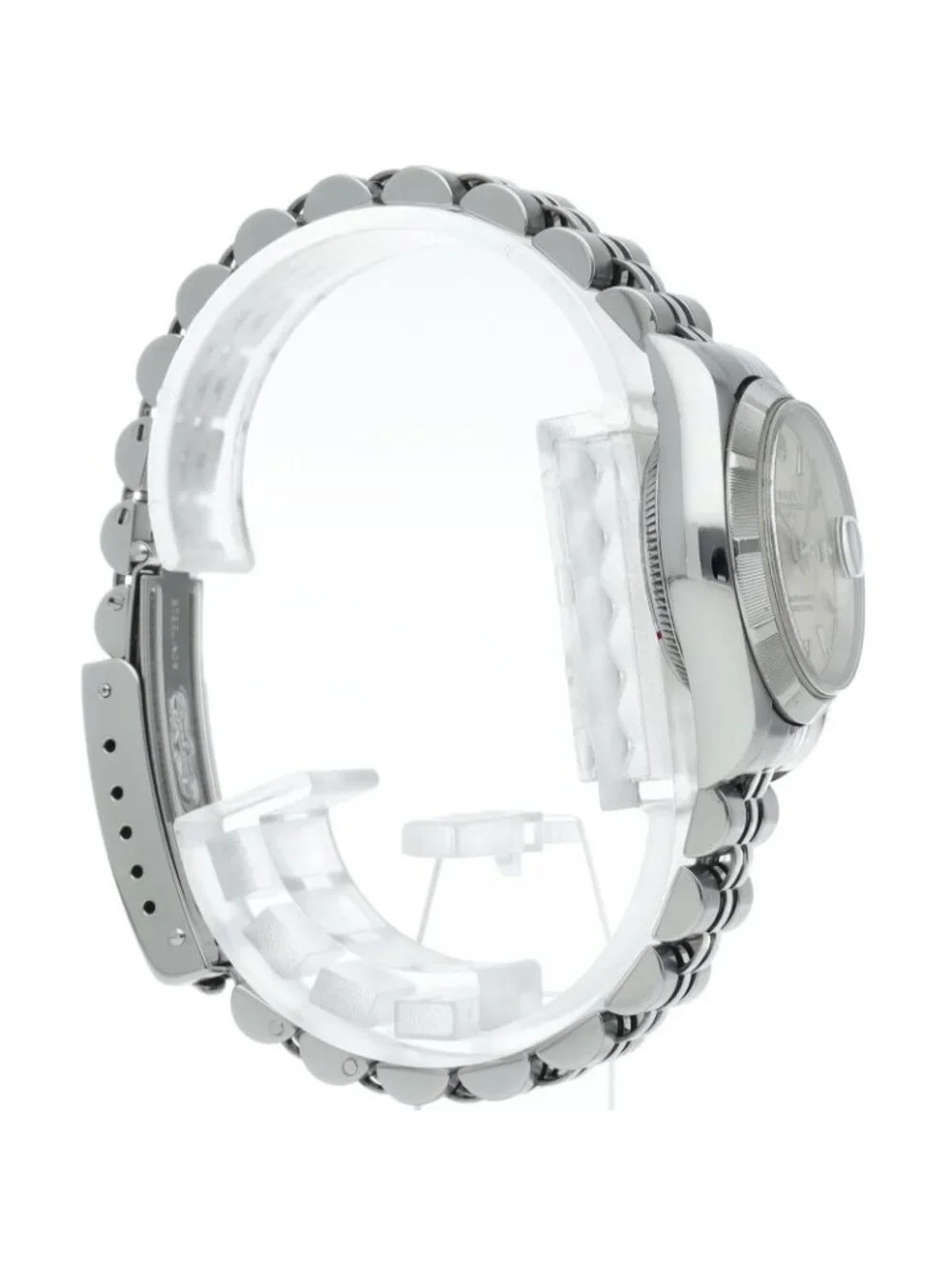 Rolex Oyster Perpetual Date Watch SS Silver Polished